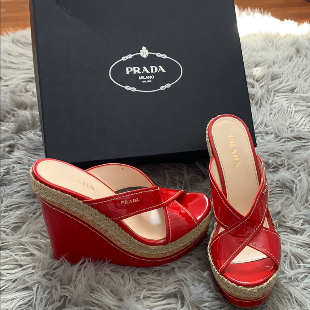 Prada Patent Wedge - Picture 3 of 6